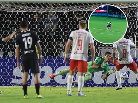 Beltrán contuvo el penal que causó Martínez Quarta por un error insólito