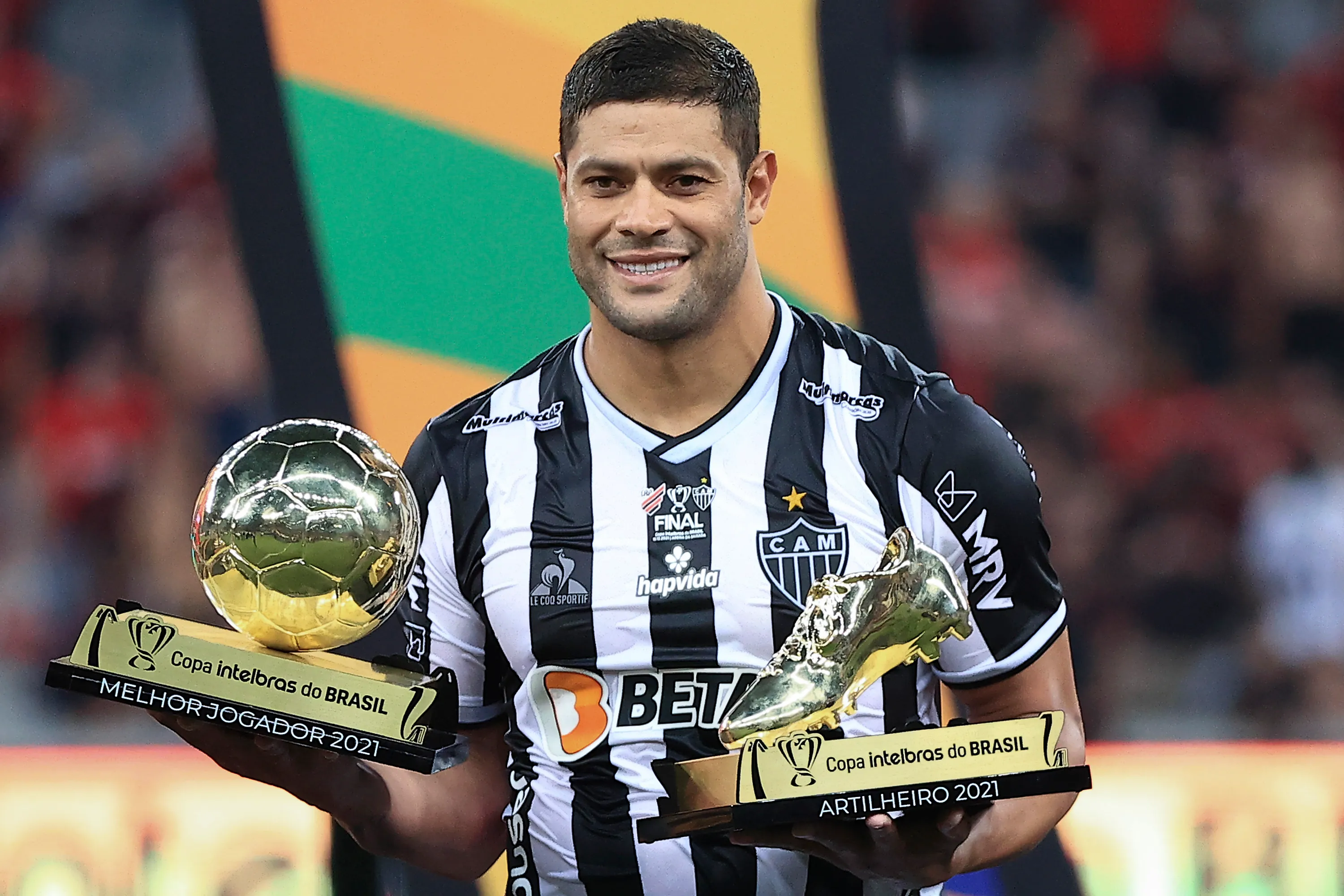 Hulk, delantero brasileño en Atlético Mineiro. (Getty Images)