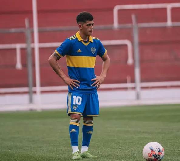 Julián Carrasco, juvenil de Boca. (@Julian.Carrascoo)