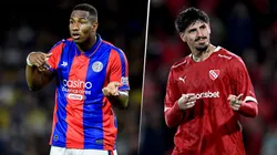 Jhohan Romaña y Kevin Lomónaco, protagonistas de San Lorenzo e Independiente.