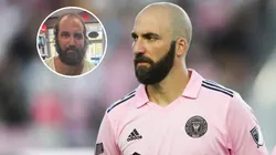 Higuaín sorprendió con su look a cuatro años de retirarse del fútbol.