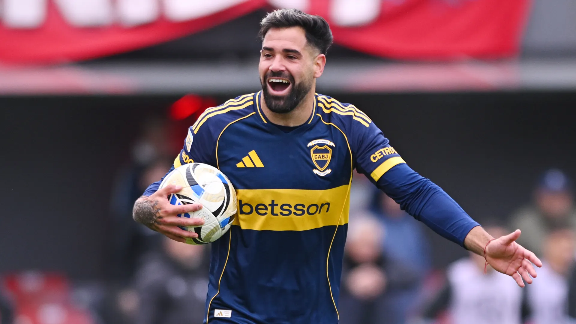 Milton Giménez, delantero de Boca Juniors.