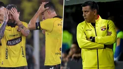 César Farías, DT del Barcelona de Guayaquil, próximo rival de Boca, dijo que están sumergidos en una guerra interna que los está afectando.