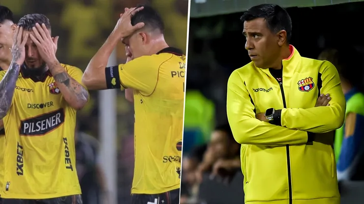 César Farías, DT del Barcelona de Guayaquil, próximo rival de Boca, dijo que están sumergidos en una guerra interna que los está afectando.