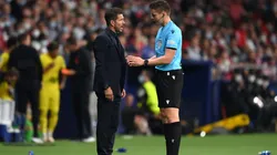 Atlético de Madrid acumula dos derrotas y un empate con Daniel Siebert, el árbitro que le tocó para la semifinal de vuelta de la Champions League con el Arsenal.
