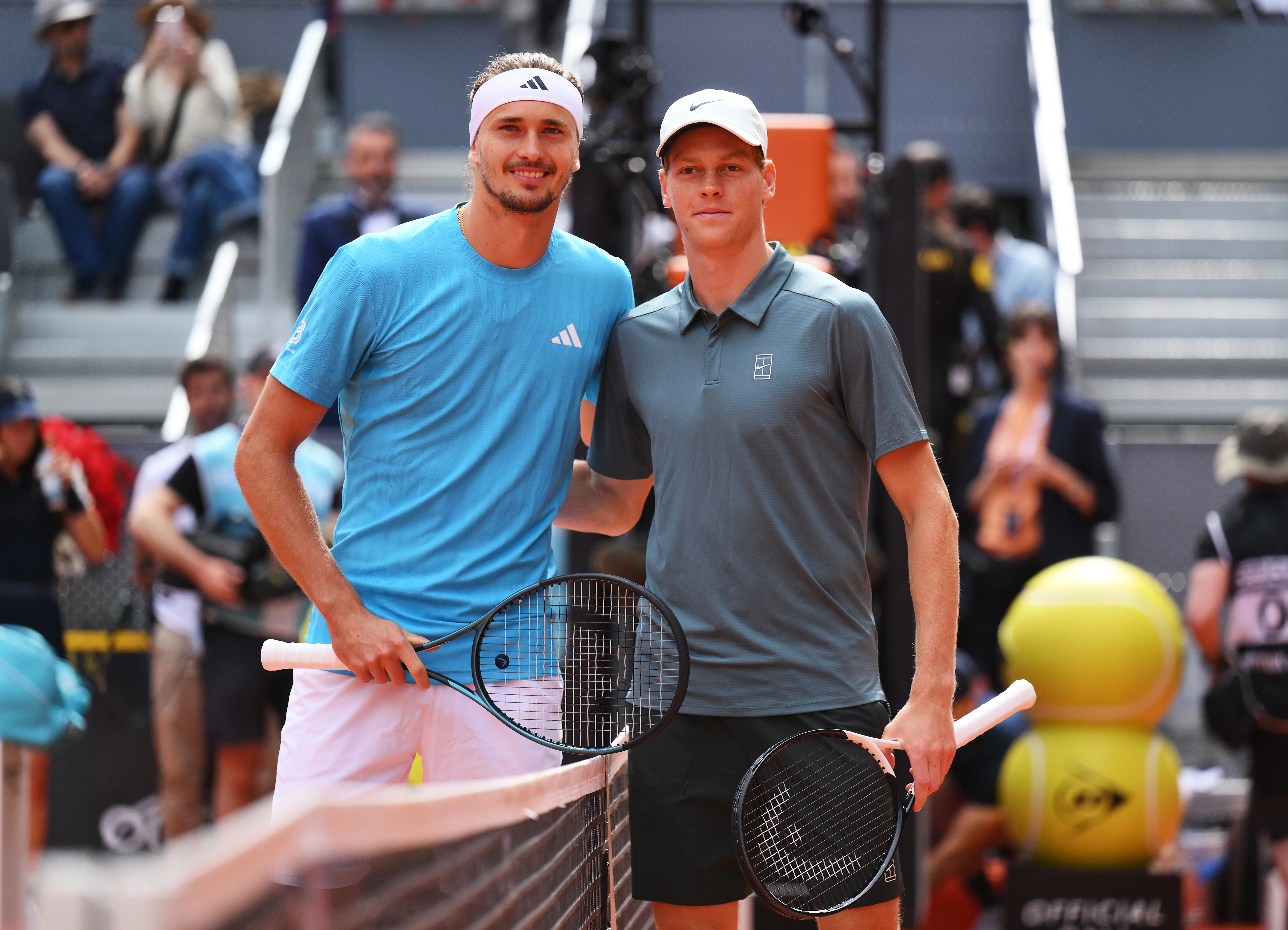 Zverev y Sinner. (Foto: Getty).