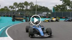 Pierre Gasly sufrió un accidente en el GP de Miami.