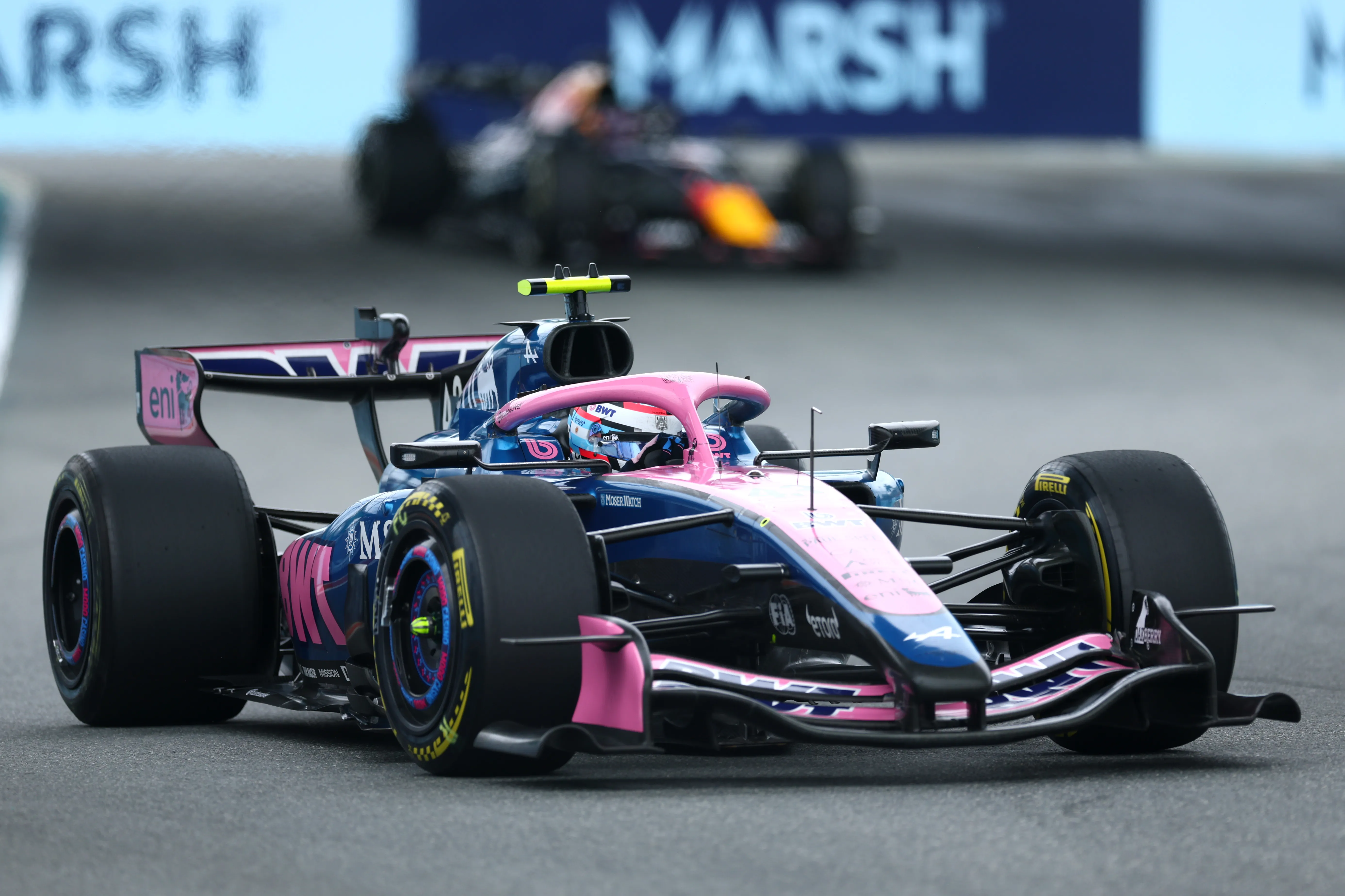 Franco Colapinto en el GP de Miami. (Getty Images)