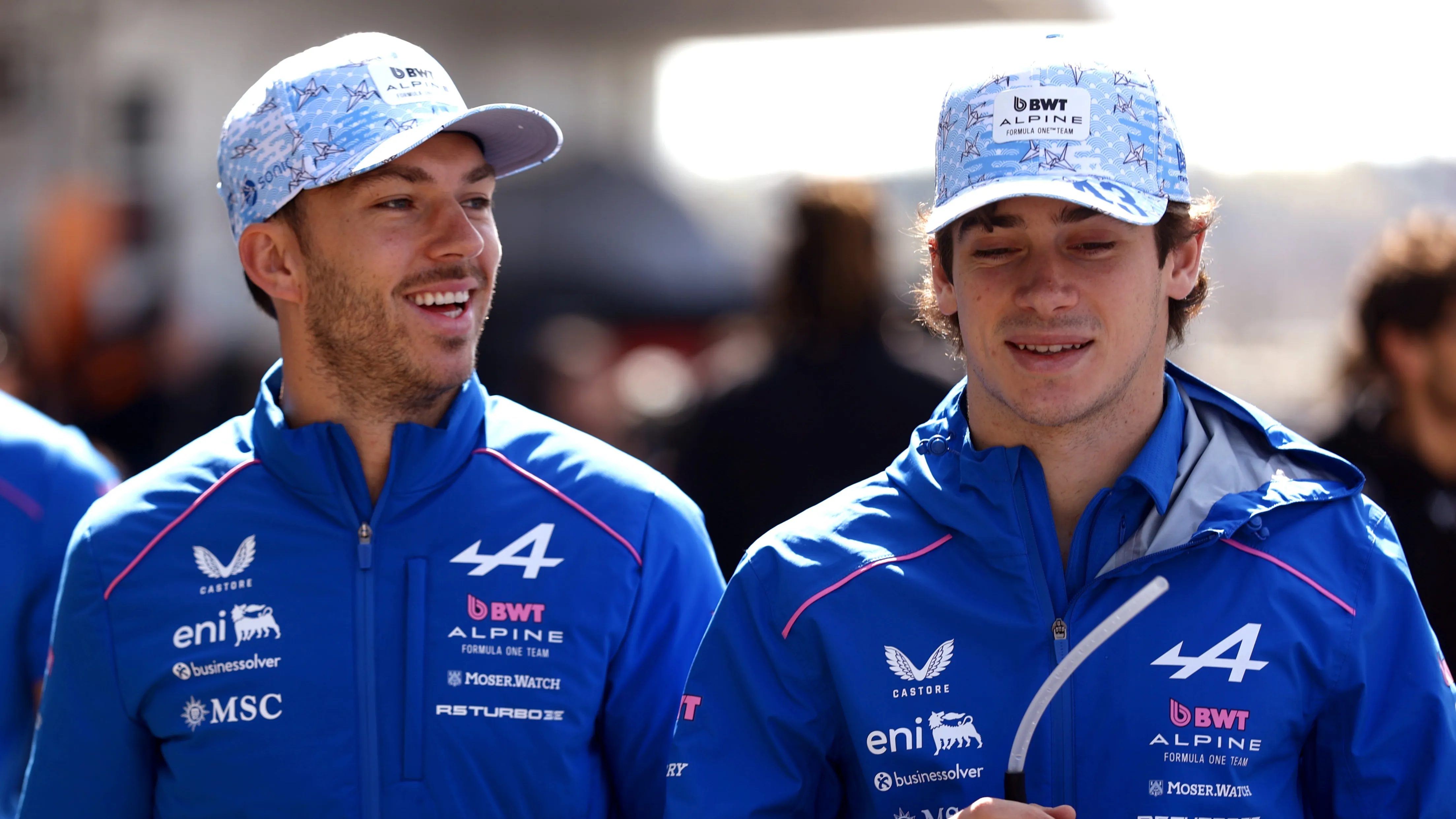 Pierre Gasly y FRanco Colapinto, la dupla de pilotos de Alpine.
