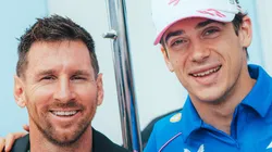Lionel Messi presenció el GP de Miami.
