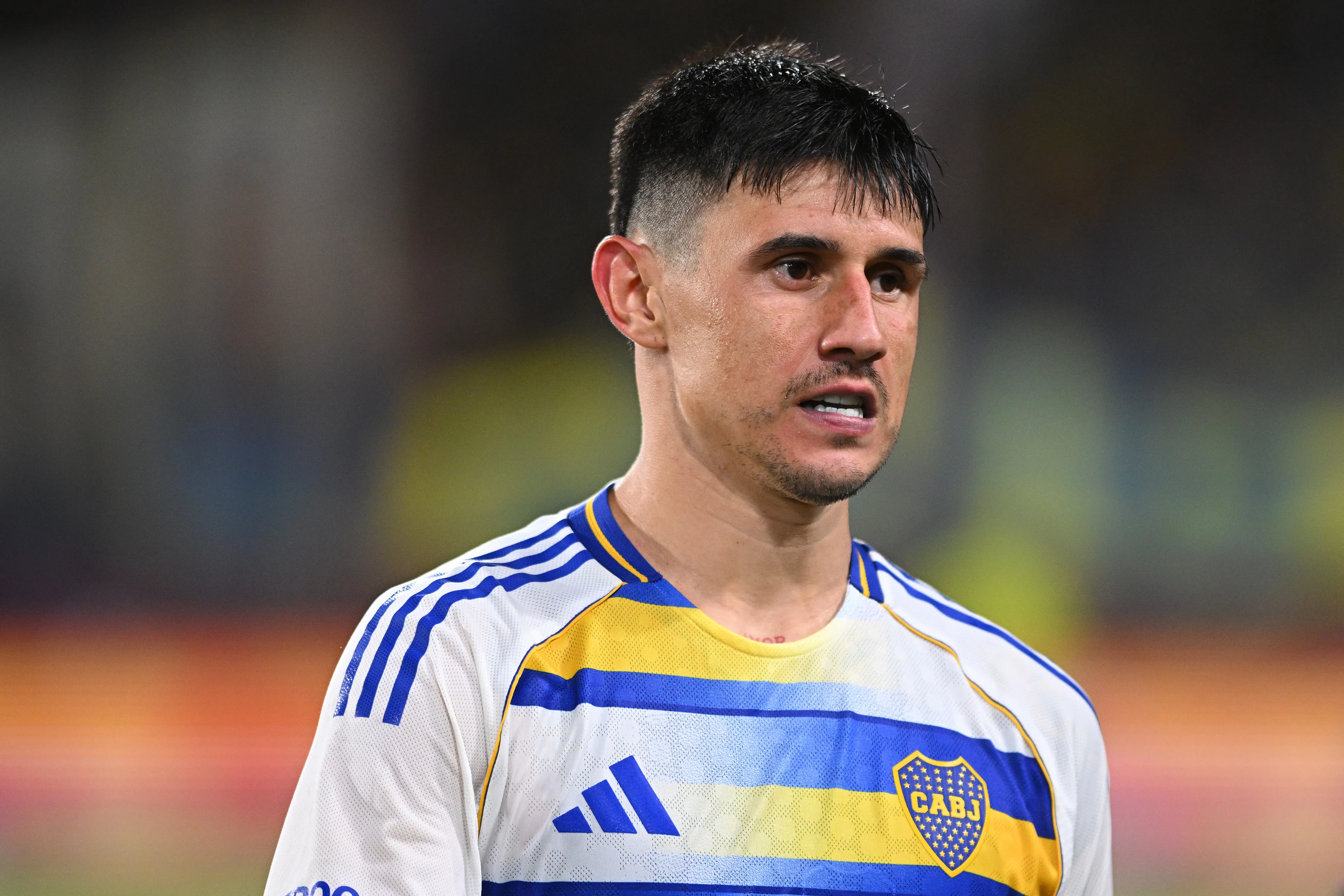 Adam Bareiro, delantero paraguayo de Boca. (Getty Images)