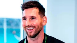 Lionel Messi en el GP de Miami.
