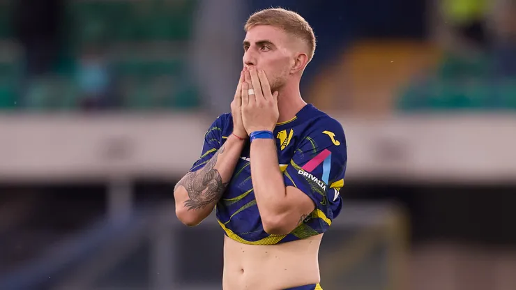 Nicolás Valentini descendió con Hellas Verona.