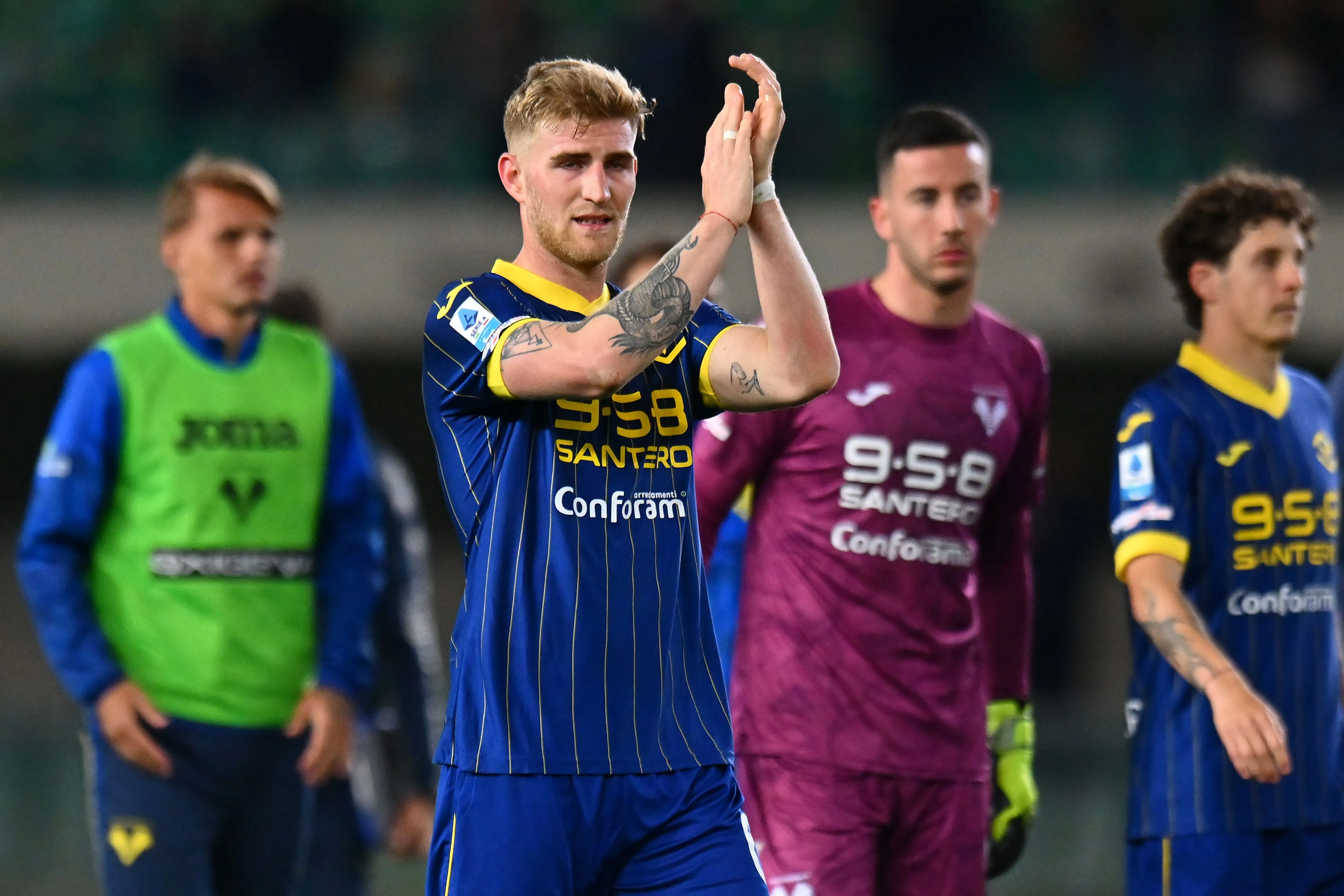 Valentini pone fin a su préstamo en Hellas Verona descendiendo a la Segunda División de Italia (Getty Images).