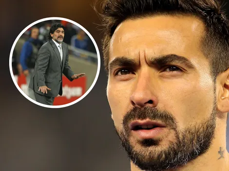 Ezequiel Lavezzi y su anécdota con Maradona: ''Andate de la concentración''