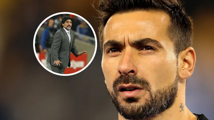 Ezequiel Lavezzi contó que Diego Maradona, cuando era DT de Argentina, le permitió salir de la concentración para que solucione un problema con su familia.