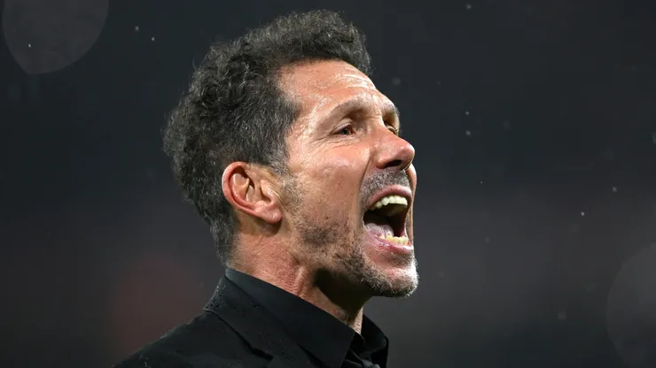 Diego Simeone, entrenador de Atlético de Madrid.