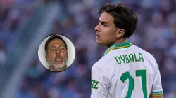 Paulo Dybala, de flojo presente en Roma.