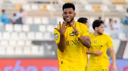 Miguel Borja atraviesa un buen momento en Emiratos Árabes Unidos.