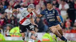 Ian Subiabre en el partido ante Carabobo que se disputó en el Monumental.