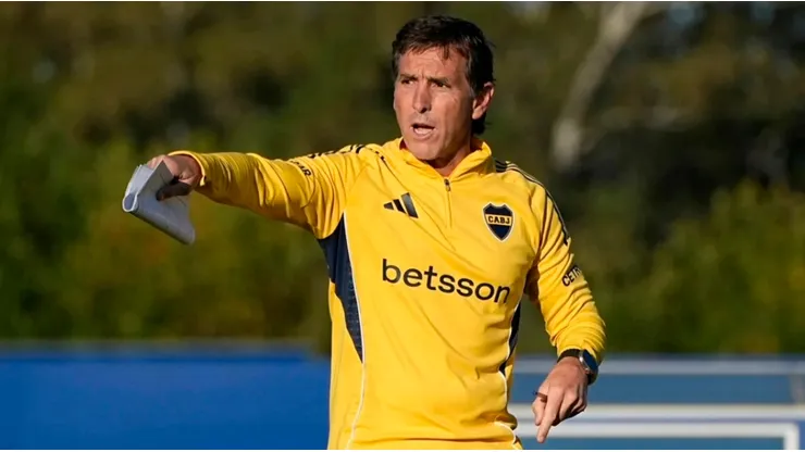 Claudio Úbeda, entrenador de Boca.