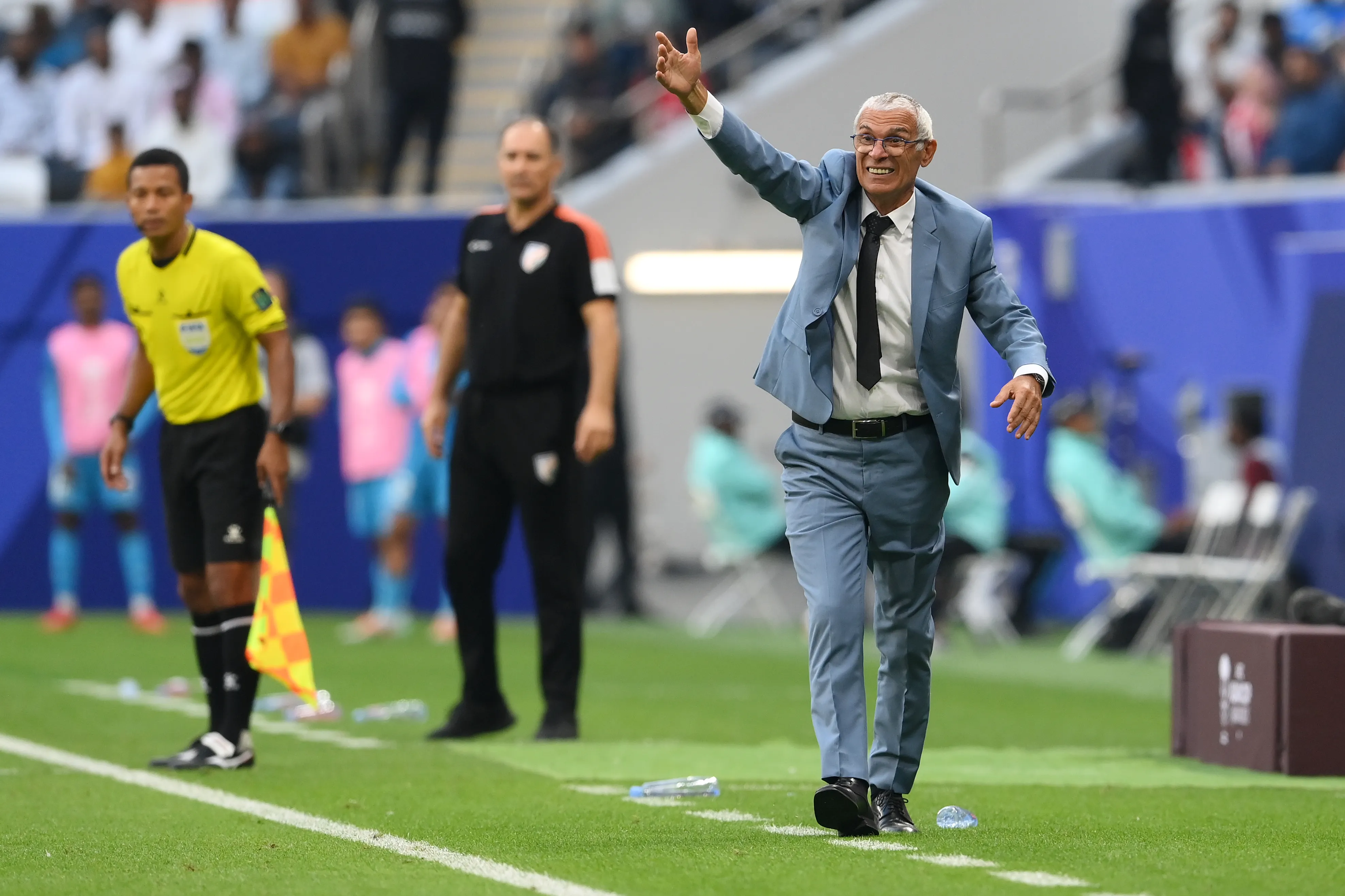 Héctor Cúper durante su paso por la Selección de Siria. (Adam Nurkiewicz/Getty Images)
