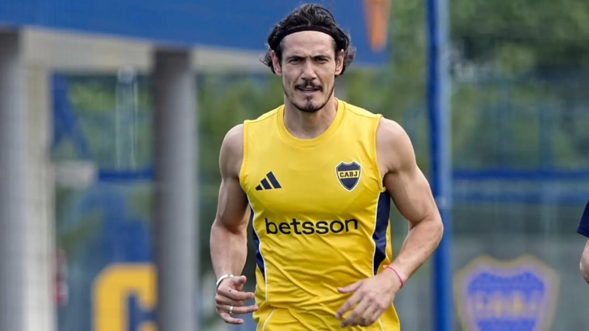 Edinson Cavani, delantero uruguayo de Boca Juniors.