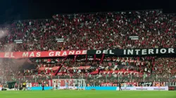Los hinchas de Newell's en el Estadio Marcelo Bielsa.