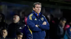Claudio Úbeda en la derrota de Boca ante Huracán.