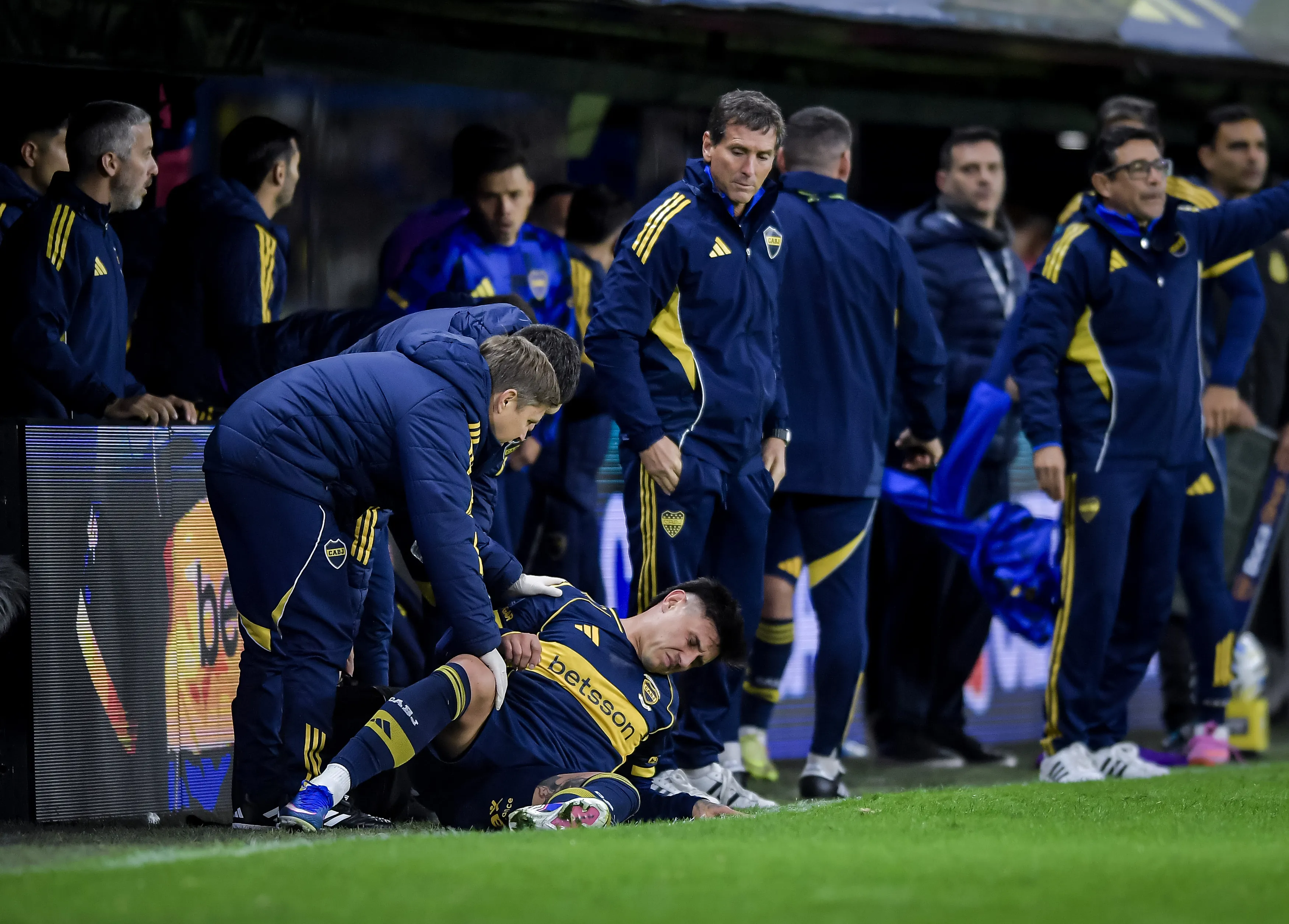 El dolor de Adam Bareiro fue en la ingle. (Foto: Getty).