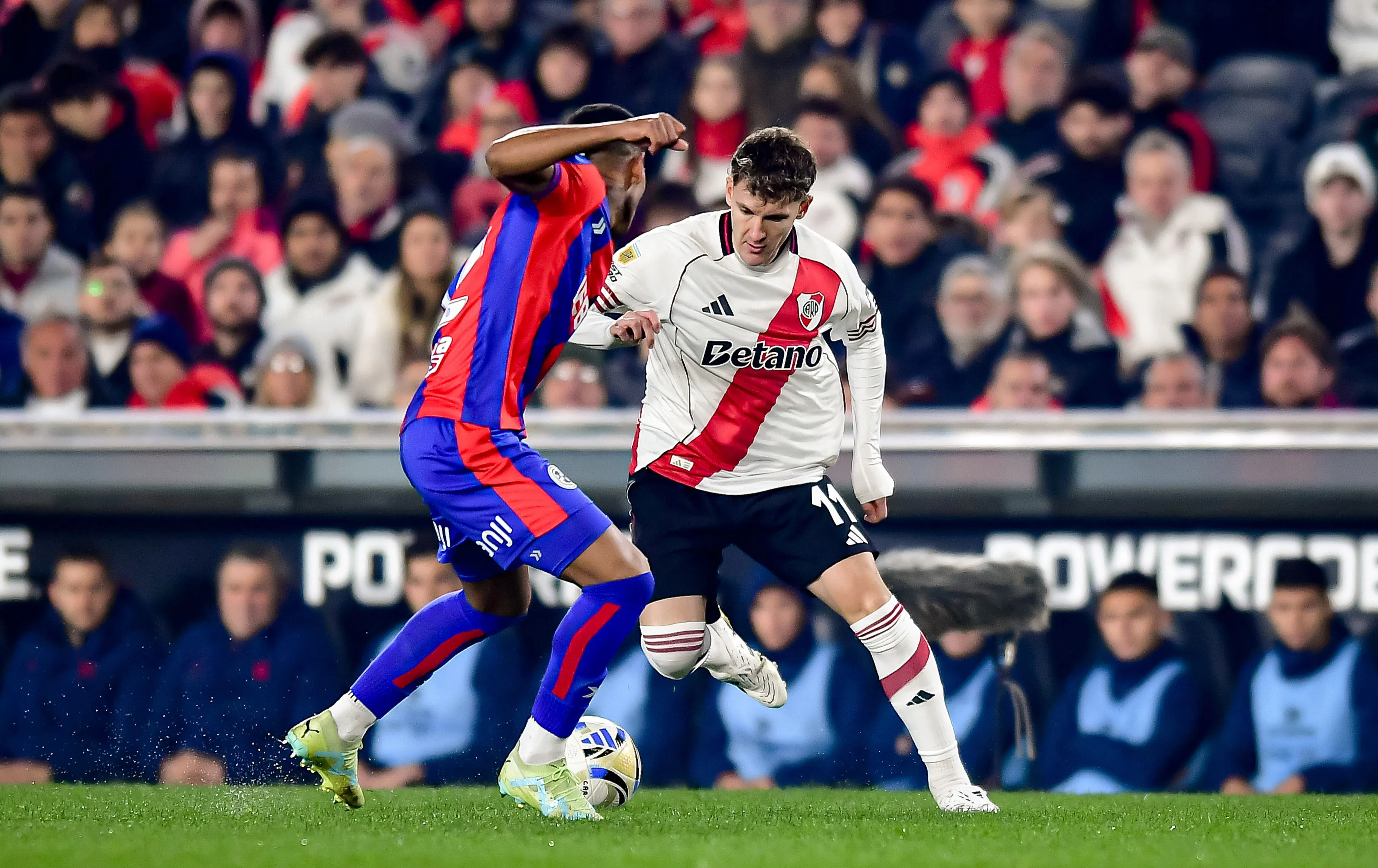 River y San Lorenzo igualaron 0 a 0 la última vez que se vieron en el Monumental. (Foto: Getty).