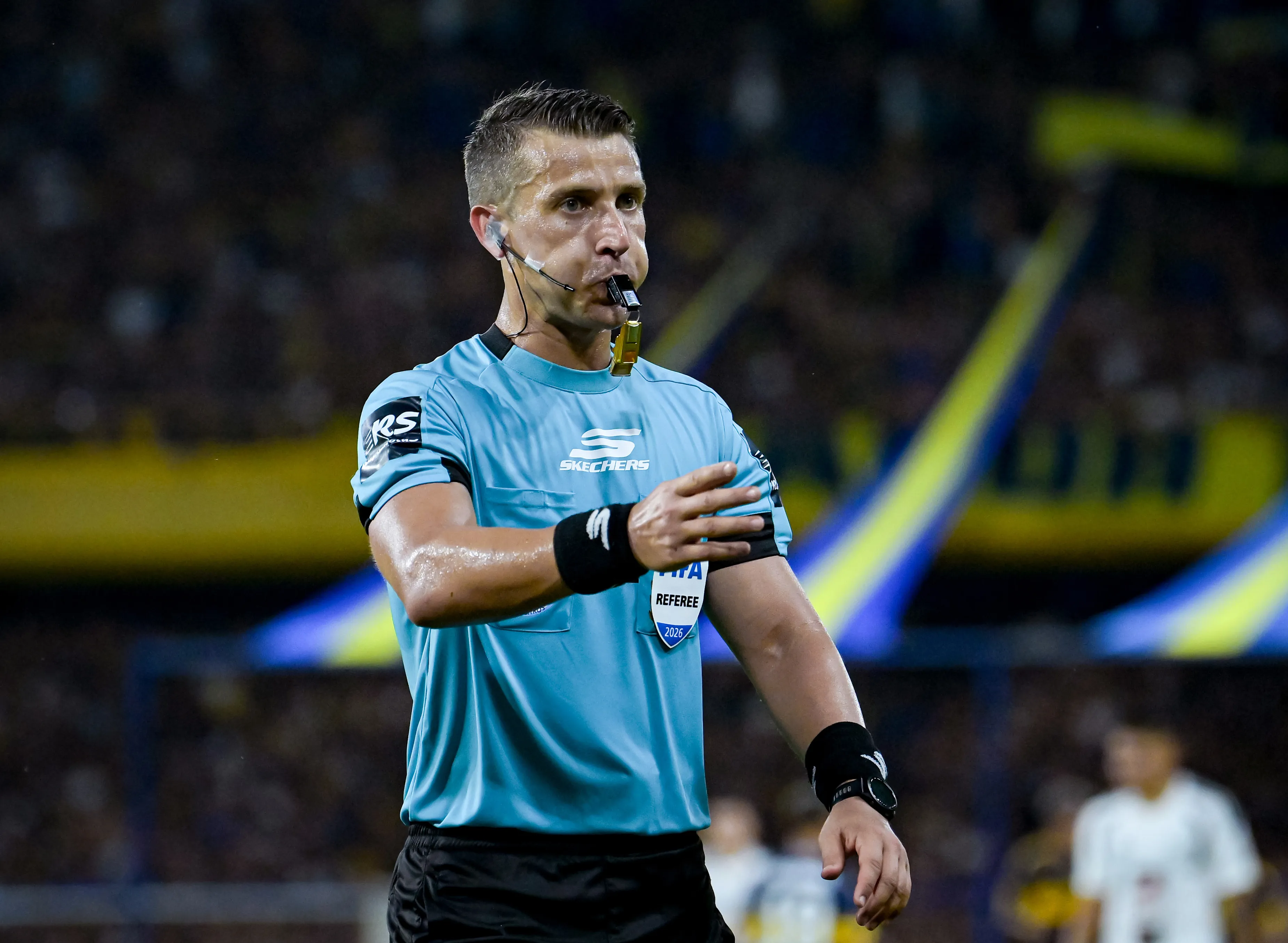 Sebastián Zunino, árbitro del fútbol argentino. (Getty Images)