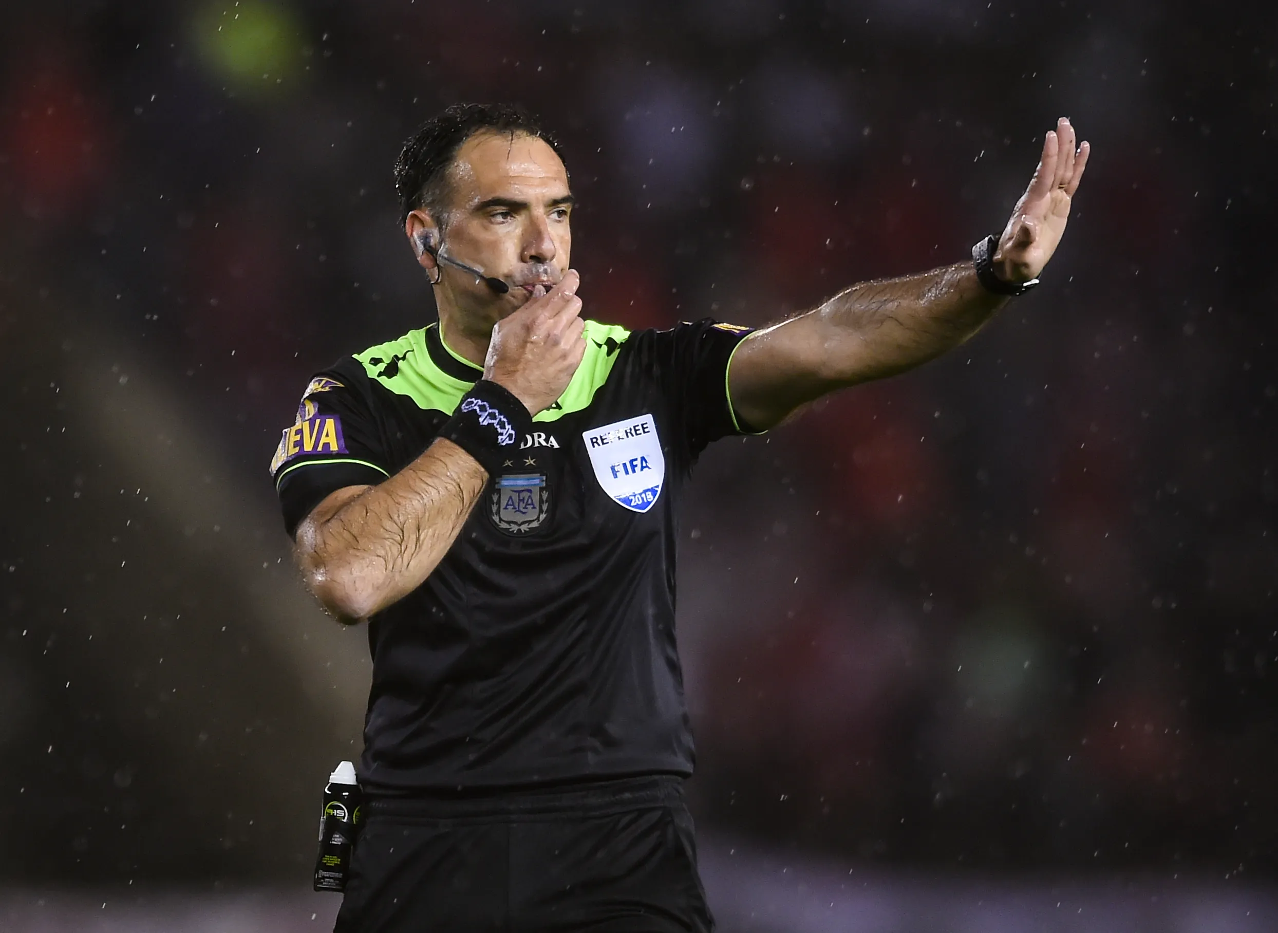 Silvio Trucco, árbitro del fútbol argentino. (Getty Images)