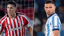 Guido Carillo y Maravilla Martínez, los goleadores de la tarde.
