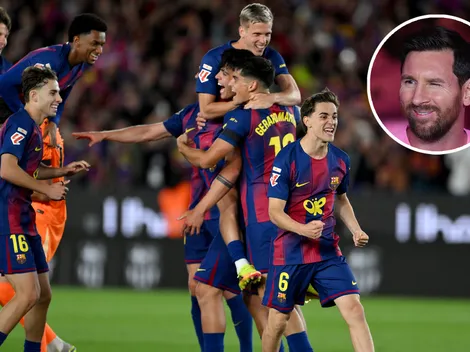 Lionel Messi felicitó al Barcelona por el título ante Real Madrid con un posteo en sus redes