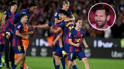 Lionel Messi felicitó al Barcelona por el título ante Real Madrid con un posteo en sus redes