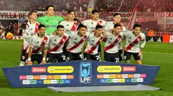 Los 11 titulares de River ante San Lorenzo.