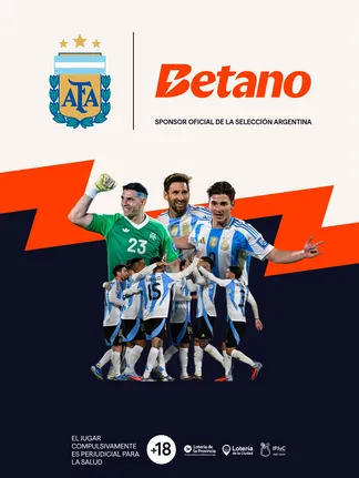Betano sponsor de la selección argentina para el mundial 2026