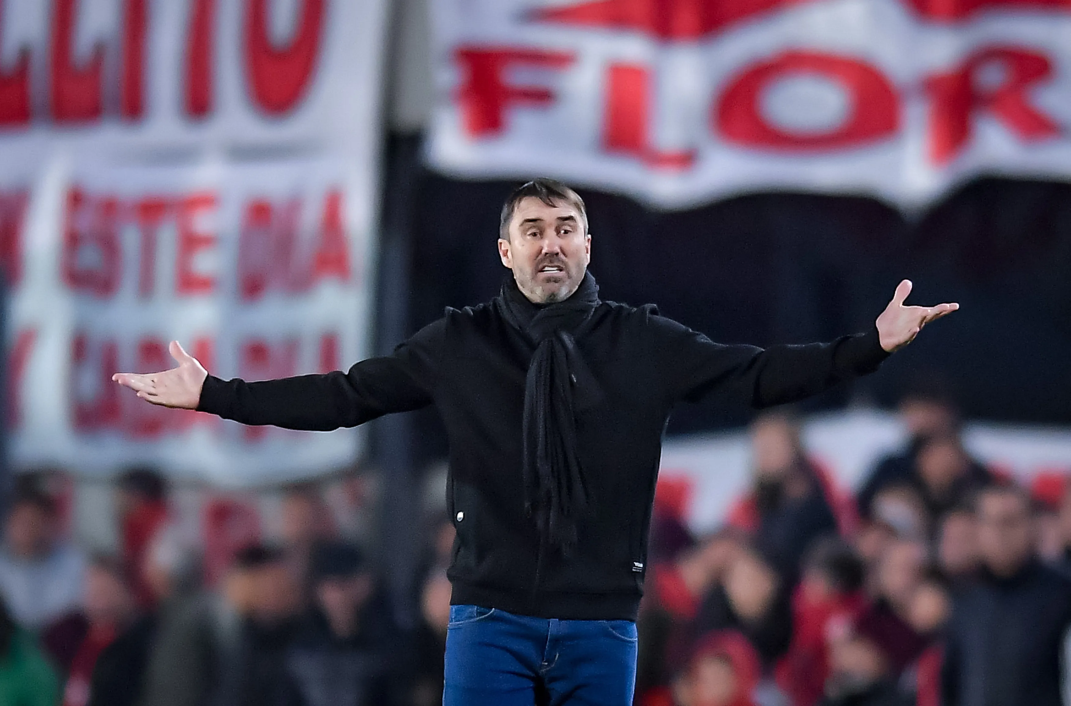 Eduardo Coudet, entrenador de River Plate. (Getty Images)