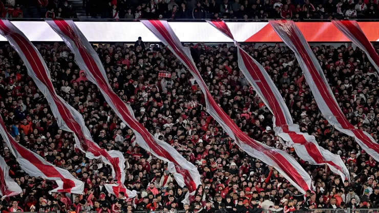 Los hinchas de River llenaron el Monumental vs. San Lorenzo.