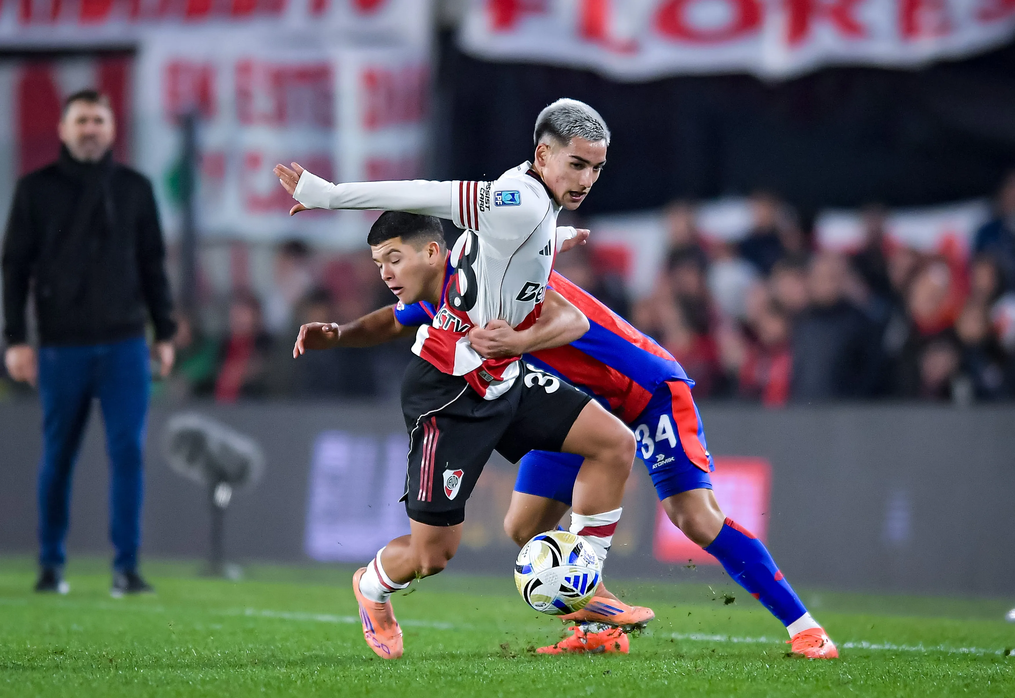 Ian Subiabre, delantero de River Plate. (Getty Images)