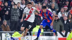 Kendry Paez en acción contra San Lorenzo.