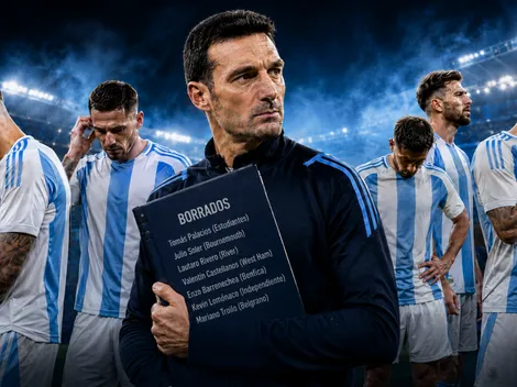 Se quedan sin Mundial: 7 borrados por Scaloni en la lista de la Selección Argentina