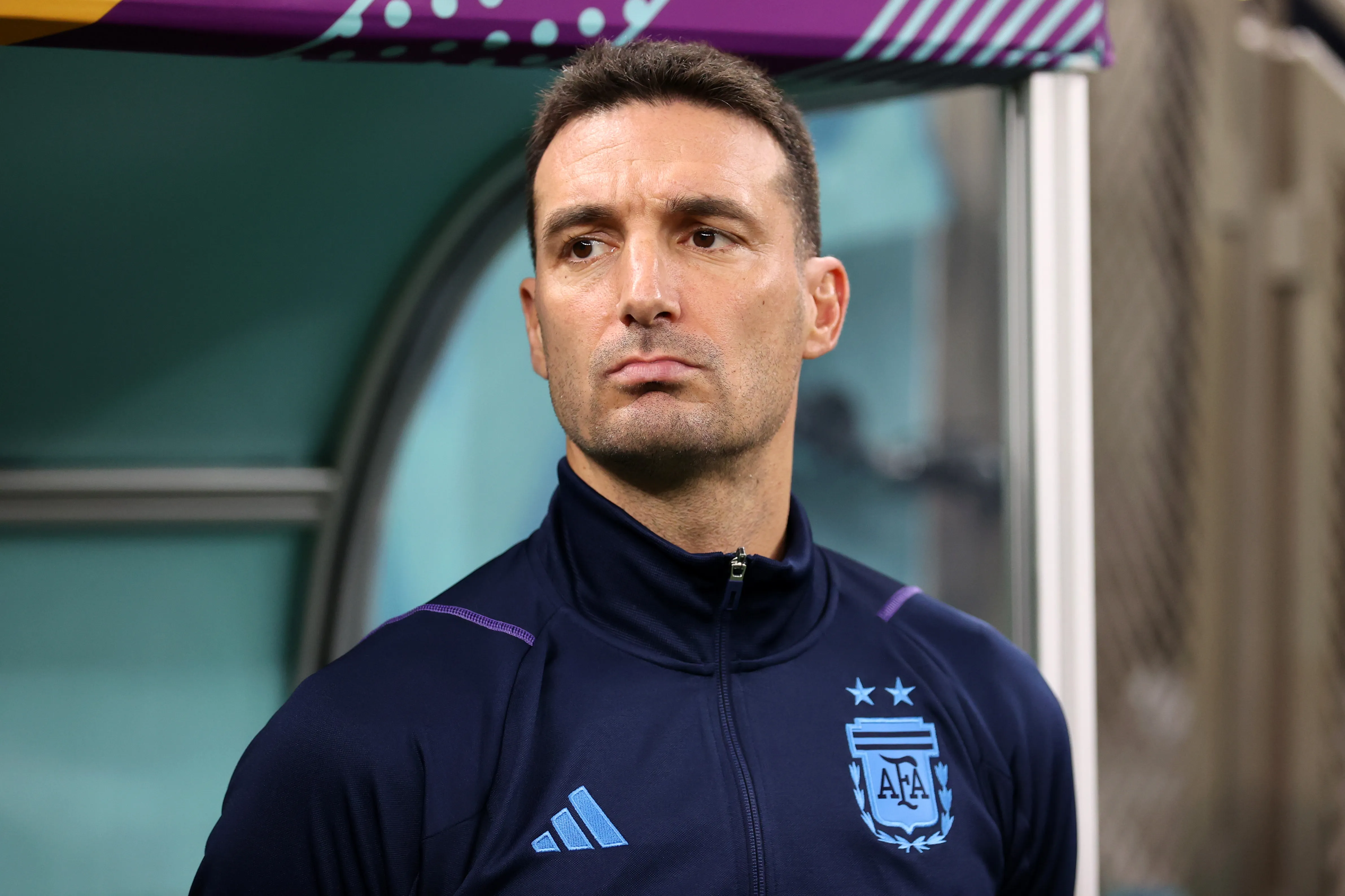Lionel Scaloni, entrenador de la Selección Argentina. (Getty Images)
