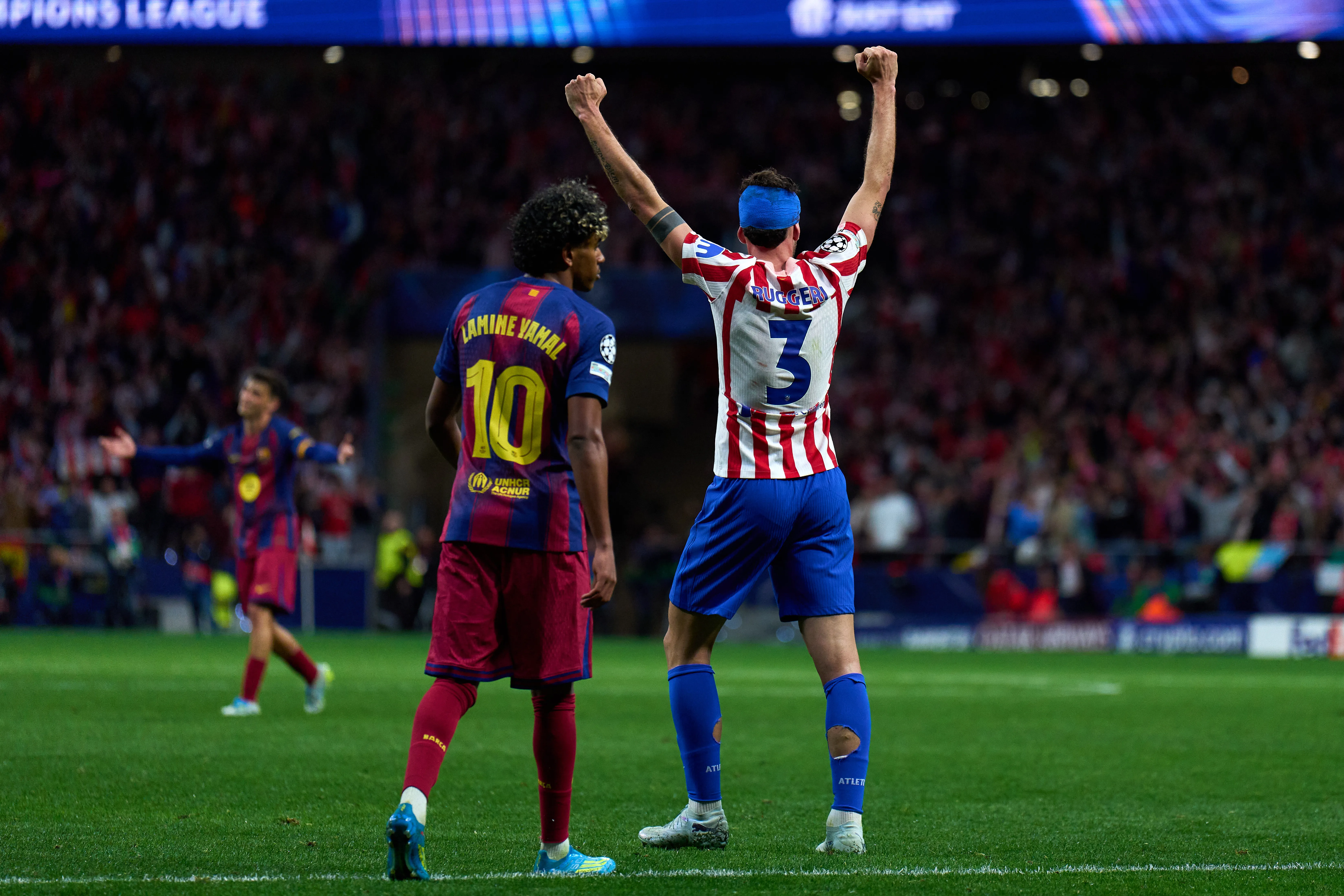 Atlético de Madrid dejó en el camino a Barcelona en los cuartos de final de la Champions. (Foto: Getty).