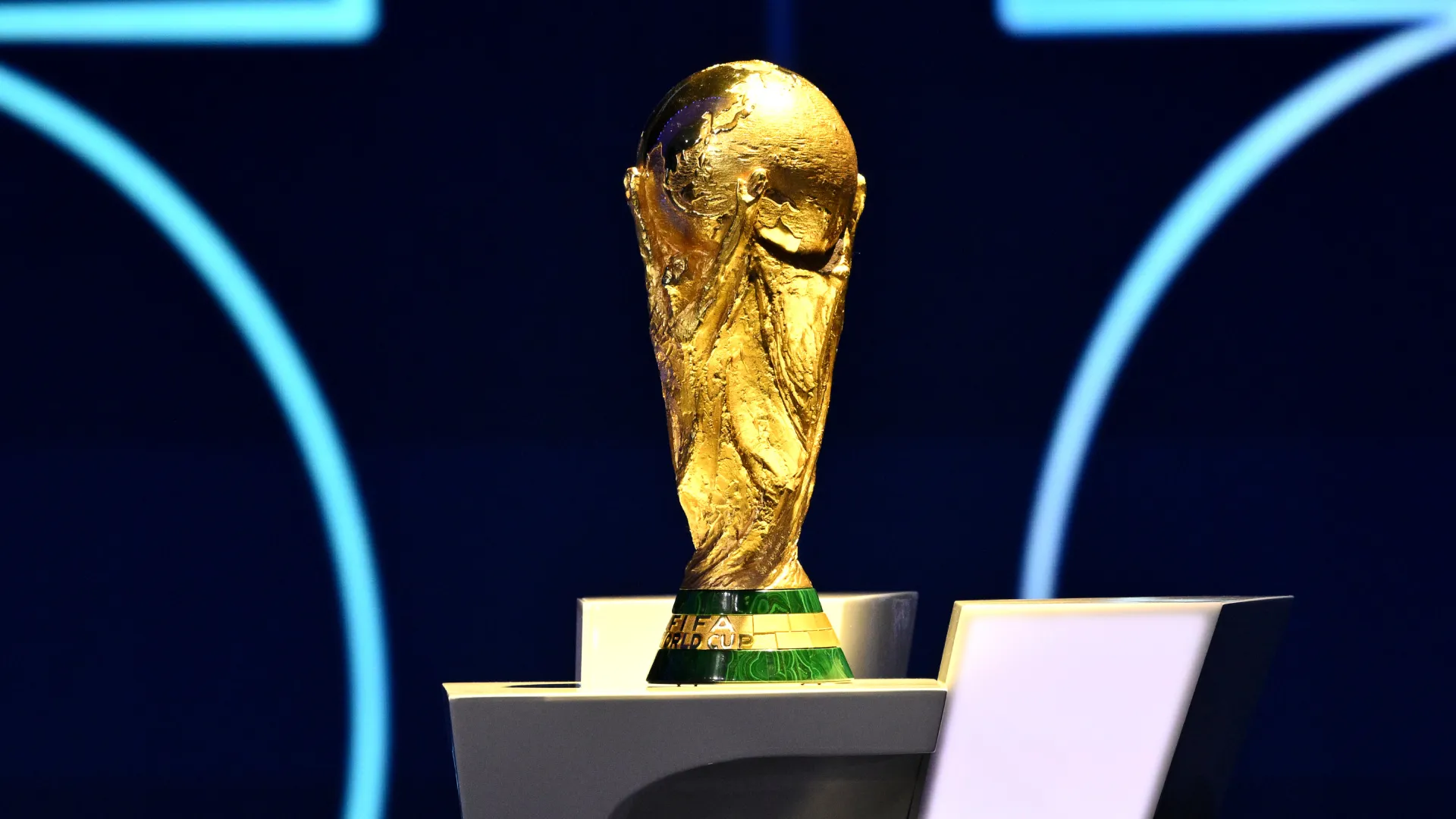 El trofeo de la Copa del Mundo.