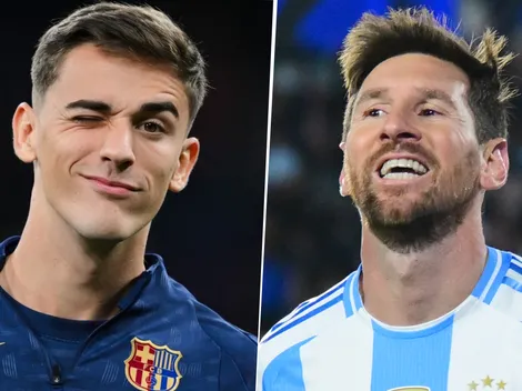 El guiño de Gavi a Messi: ''Argentina es la favorita para el Mundial''