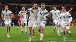 Los futbolistas de la Selección de Bosnia y Herzegovina.