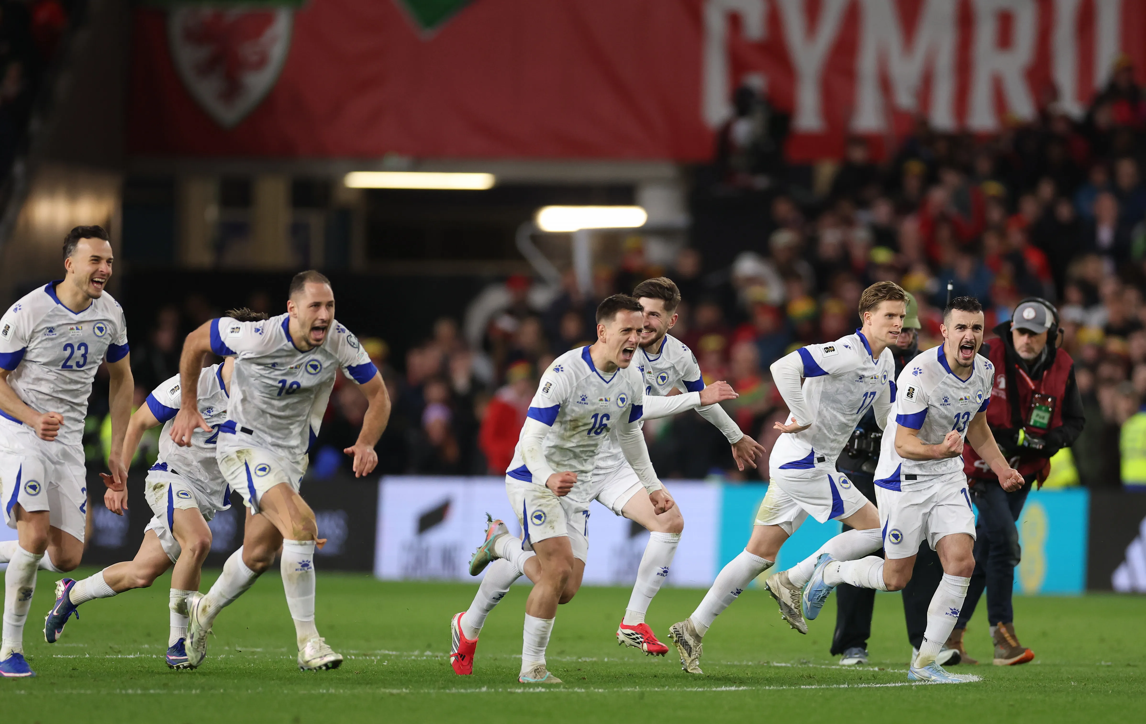 Los futbolistas de la Selección de Bosnia y Herzegovina. (Getty Images)