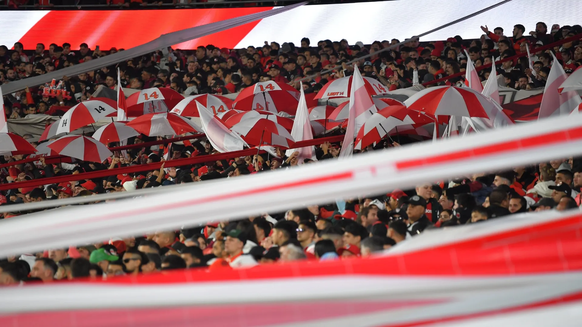 Los hinchas de River ante San Lorenzo. (Foto: Prensa River).